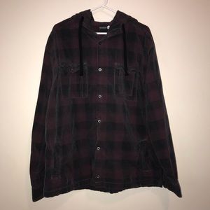 Men’s hoodie flannel